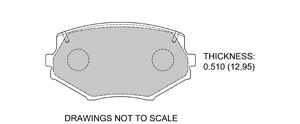 View Brake Pads with Plate #D635