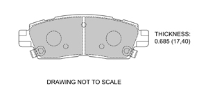 View Brake Pads with Plate #D883