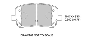 View Brake Pads with Plate #D923