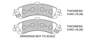 View Brake Pads with Plate #D975