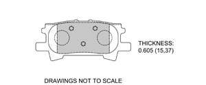 View Brake Pads with Plate #D996