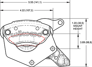 Dimensions for the MC4 Mechanical