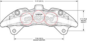 Dimensions for the AeroDM Lug Mount