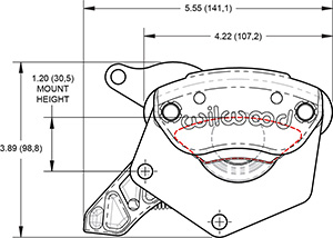 Dimensions for the MC4 Mechanical