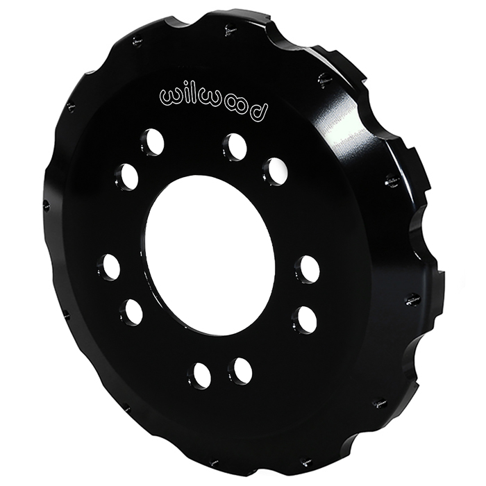 Big Brake Hat - Flared Bell - Aluminum - Black E-Coat