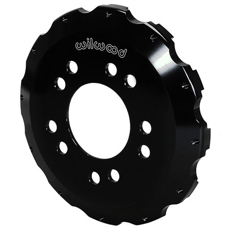 Big Brake Hat - Flared Bell - Aluminum - Black E-Coat