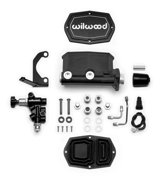 Wilwood Compact Tandem M/C Kit with Bracket and Valve