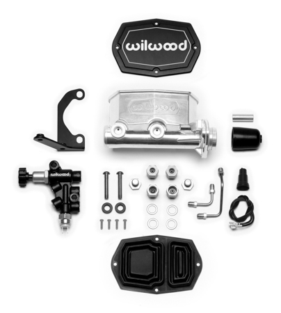 Wilwood Compact Tandem M/C Kit with Bracket and Valve