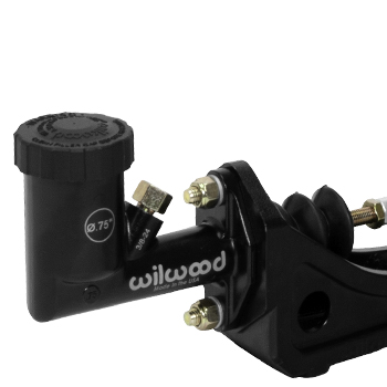 Example of Wilwood Floor Mount Tru-Bar Pedal with Master Cylinders