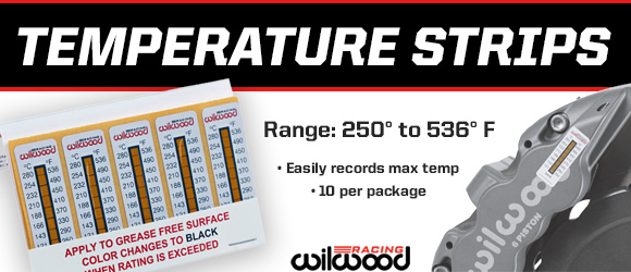 Wilwood Temperature Strips for Calipers