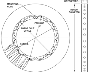 C/SiC Rotors Drawing
