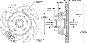 SRP Hub & Rotor Drawing