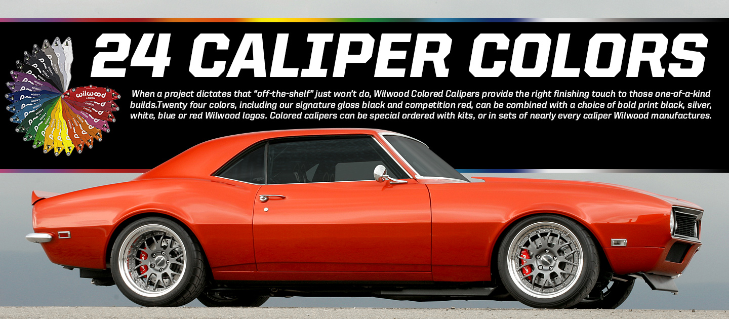 24 Caliper Color Options for Camaros by Wilwood Disc Brakes