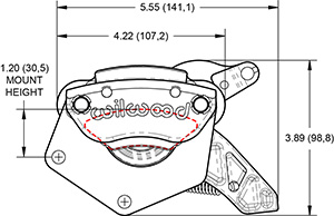 MC4 Mechanical Caliper Drawing