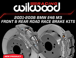 Wilwood Disc Brakes Announces New Front and Rear Road Race Brake Kits for the BMW E46 M3