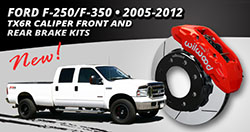 2005 – 2012 Ford F-250/F-350 TX6R Front and Rear Brake Kits