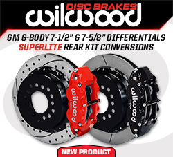 Wilwood Disc Brakes Releases New Larger Rear Brake Kits for GM G-Body  7-1/2” & 7-5/8” Differentials