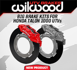 Wilwood Disc Brakes Releases Big Brake Kits for Honda Talon 1000 Sport UTVs