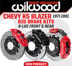 Wilwood Disc Brakes Releases Numerous Big Brake Kits for Classic Chevy K5 4x4 Platforms
