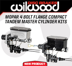 Wilwood Disc Brakes Releases Right-Hand Tandem Master Cylinder Prop Valve Kits for Classic Mopar Four Bolt Mount