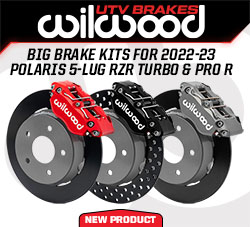 Wilwood Disc Brakes Releases 5-Lug Big Brake Kits for Polaris RZR Turbo and Pro R