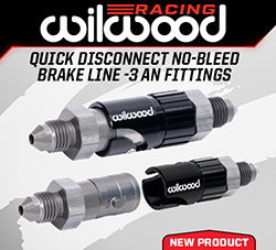 Wilwood Racing Releases Quick Disconnect No-Bleed Brake Line Fittings