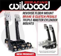 Wilwood Racing Releases Reverse Floor Mount Trunnion Brake & Clutch Pedal Assembly