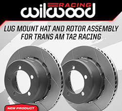 Wilwood Disc Brakes Announces New Lug Mount Hat and Rotor Assembly for the Trans Am TA2 Racing
